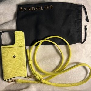 Bandolier Yellow Crossbody iPhone Case